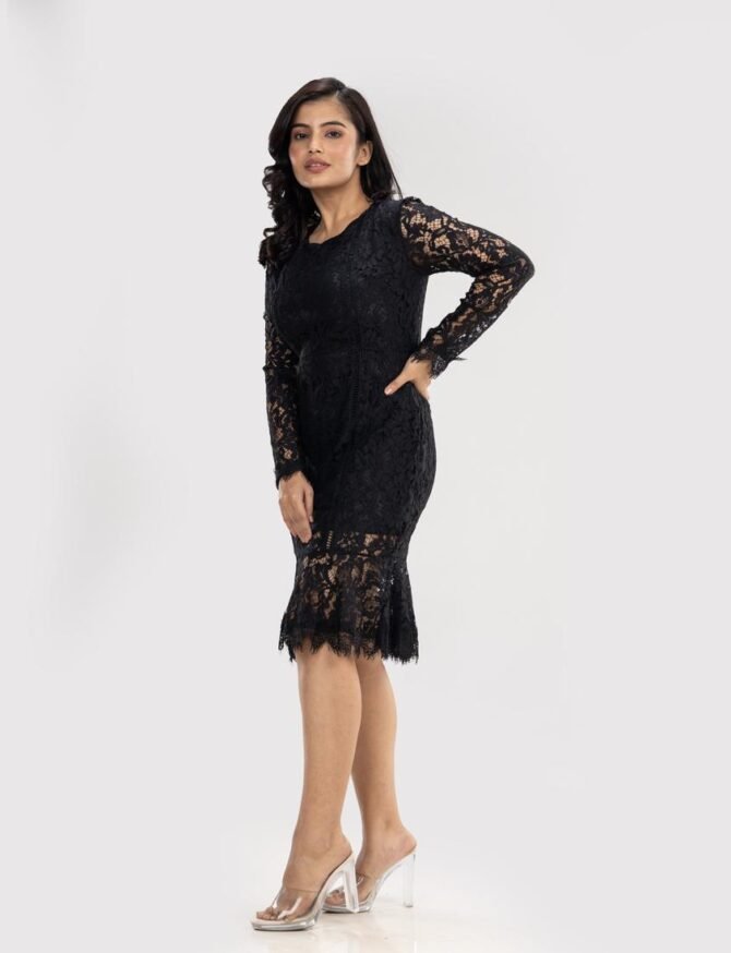 Angela Chantilly Lace Dress