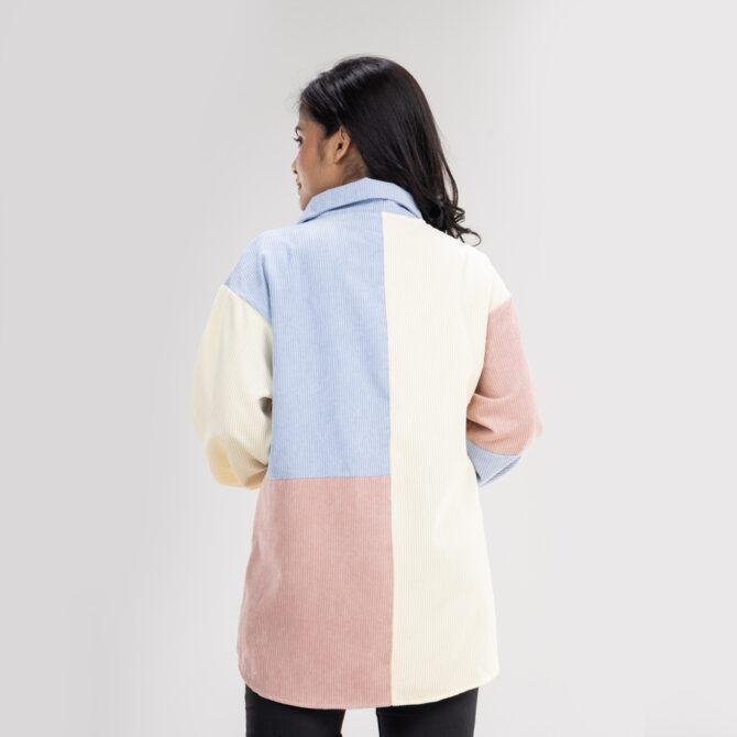Block Colour Corduroy Shirt
