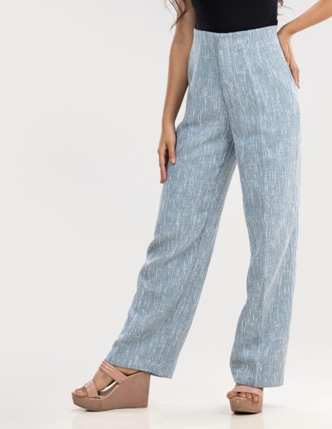 Blue Tweed Trousers
