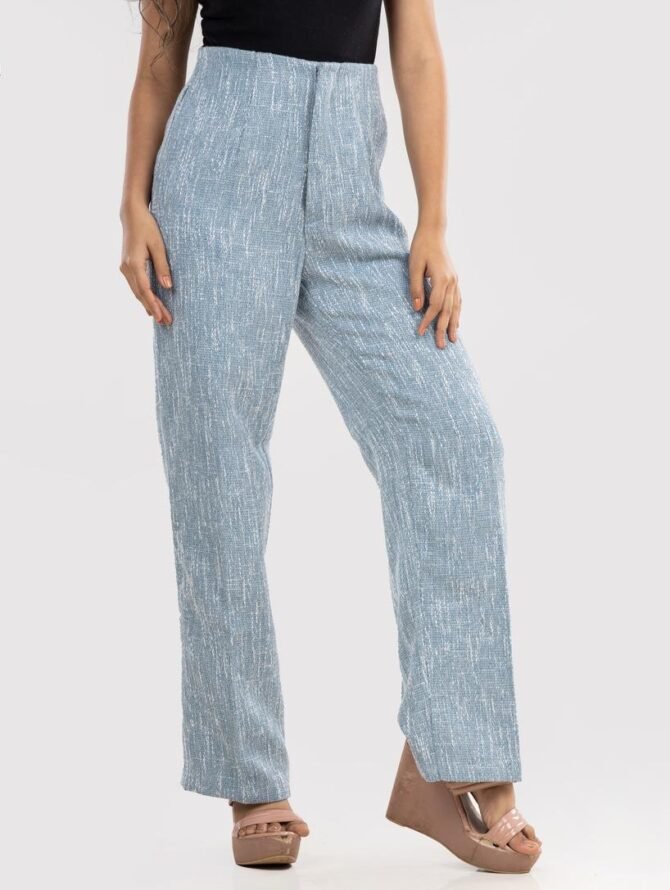 Blue Tweed Trousers