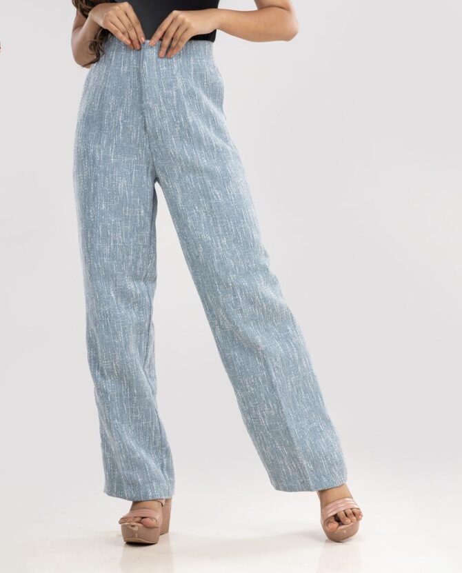 Blue Tweed Trousers