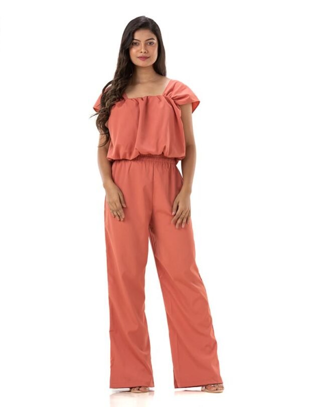 Cute Top & Flared Pants Set