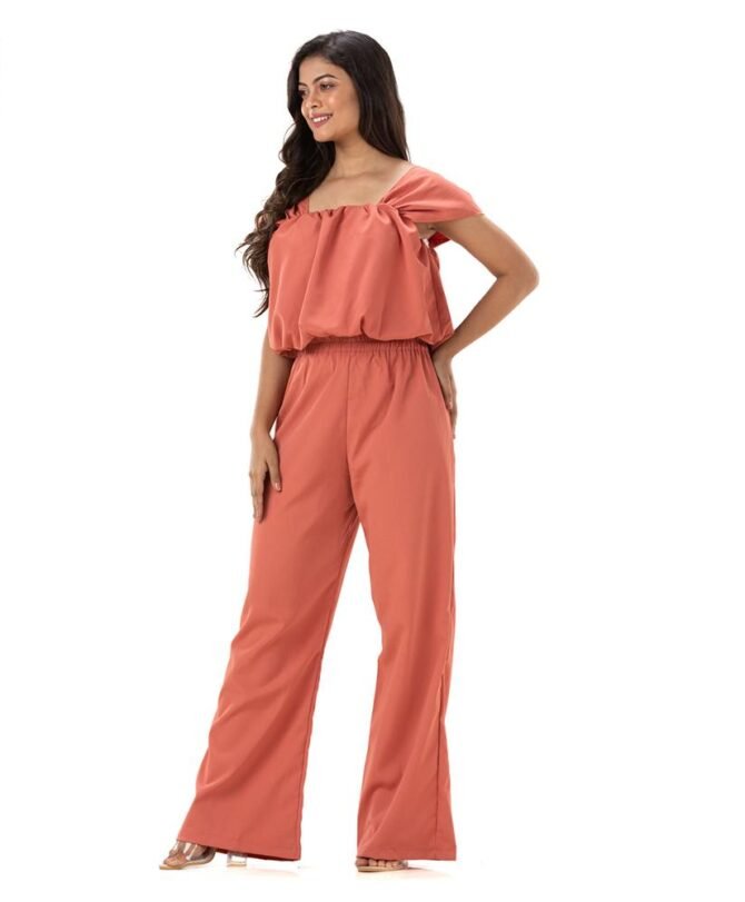 Cute Top & Flared Pants Set
