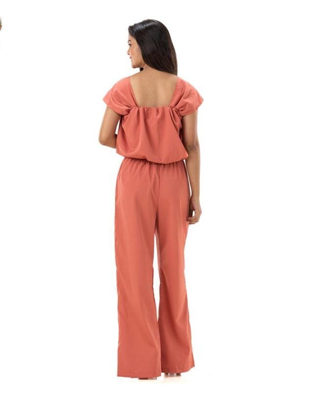 Cute Top & Flared Pants Set