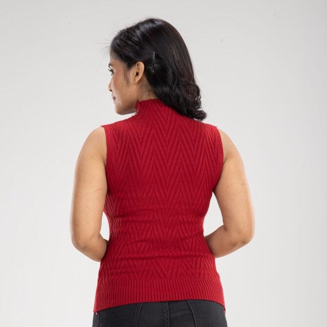Emma Sleeveless Sweater Top