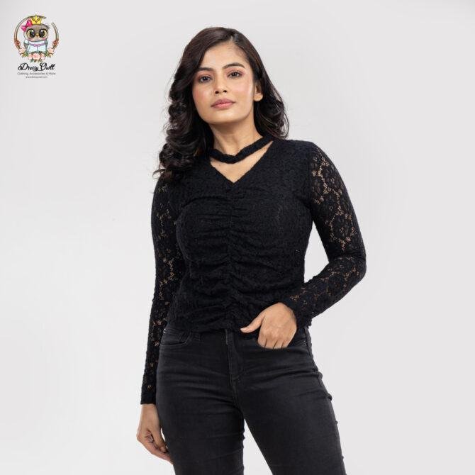 Evelyn Lace Top