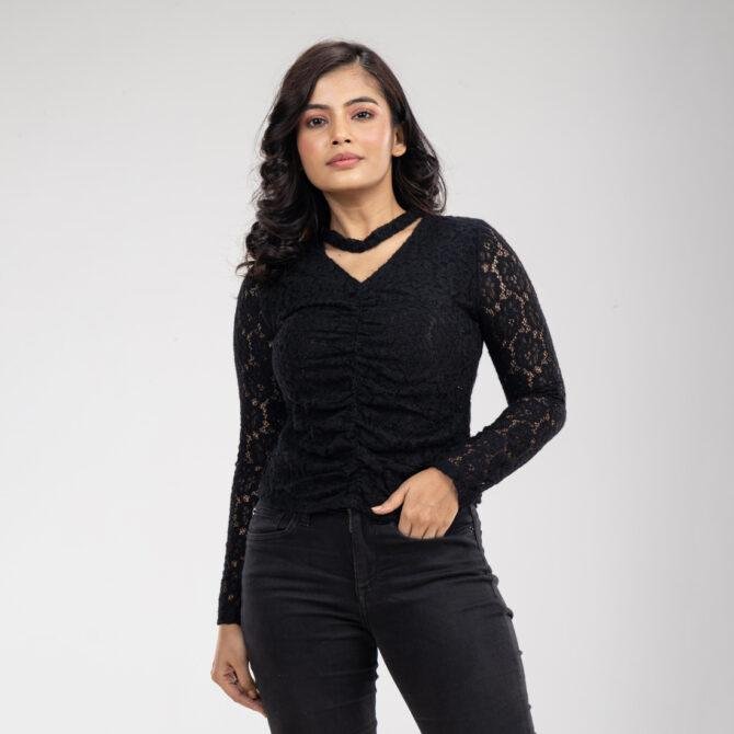 Evelyn Lace Top