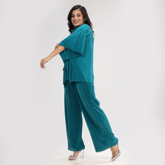 Pleated Two Piece Set