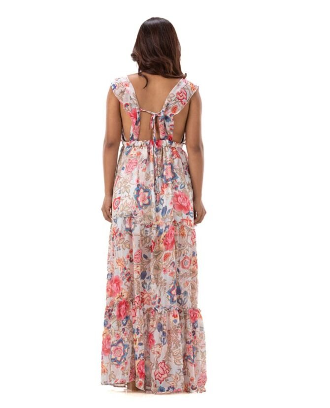 Flora Floor Length Flowy Dress