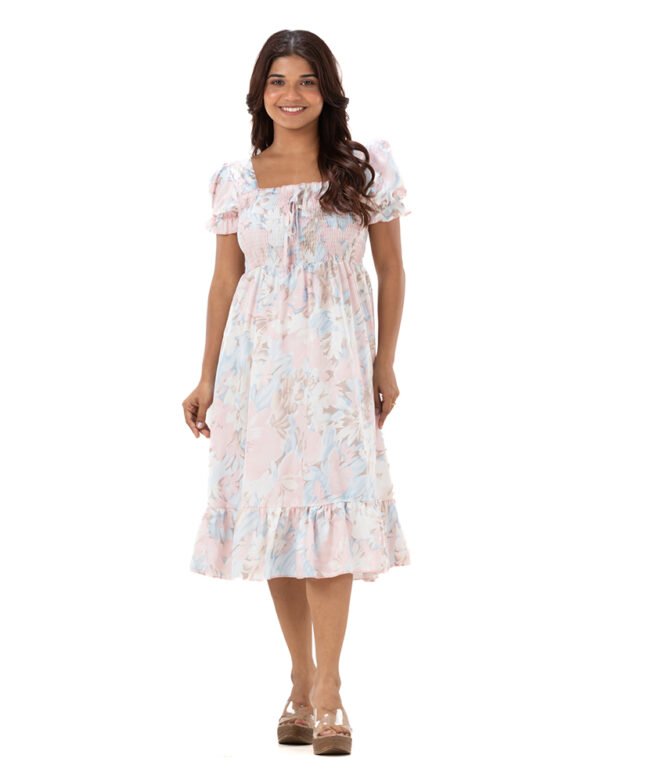 Floral Frock Style Dress