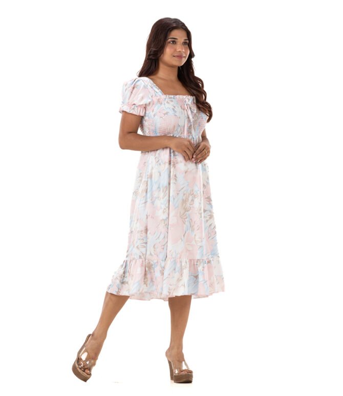 Floral Frock Style Dress