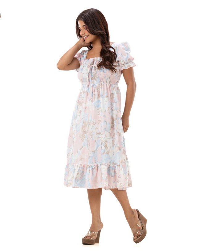 Floral Frock Style Dress