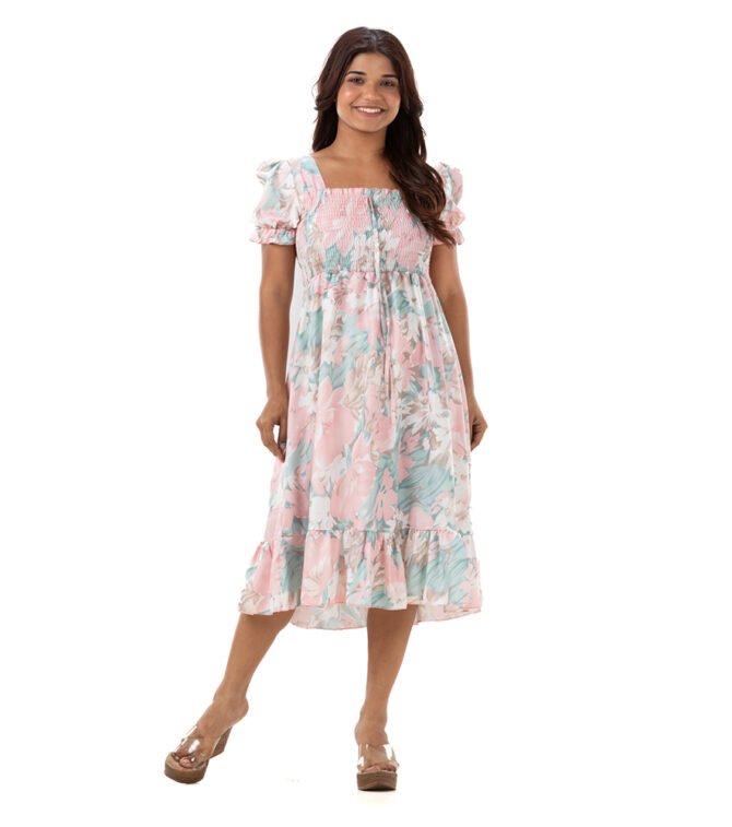 Floral Frock Style Dress