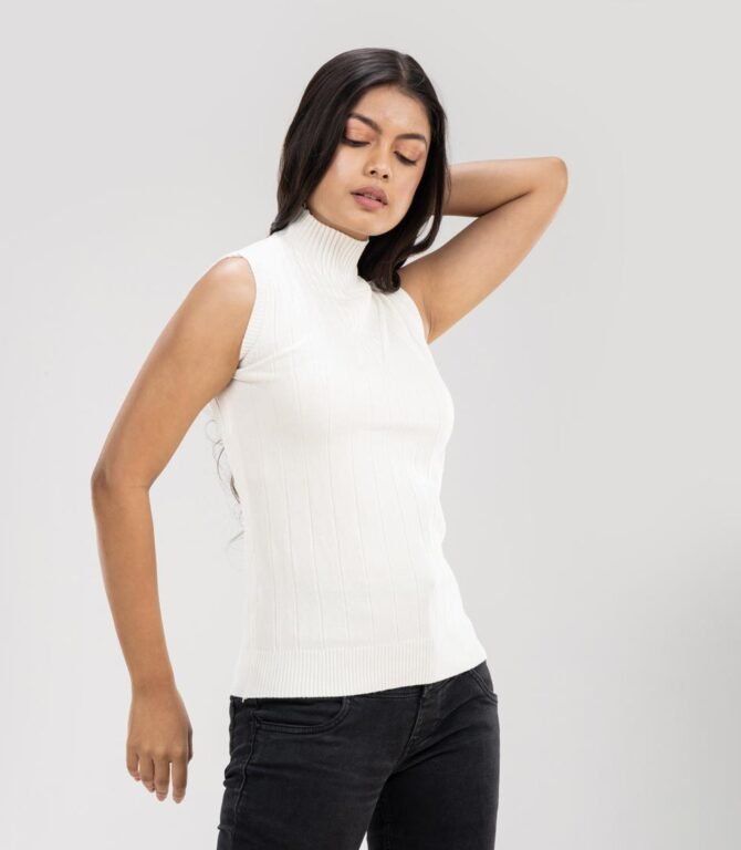 Grace Sleeveless Sweater Top