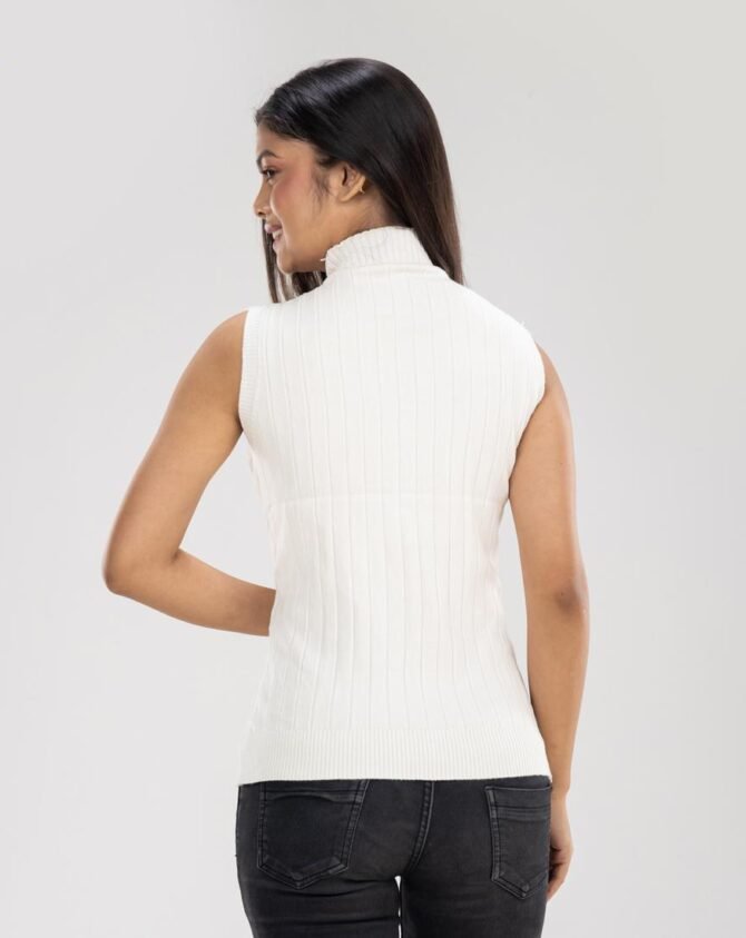 Grace Sleeveless Sweater Top
