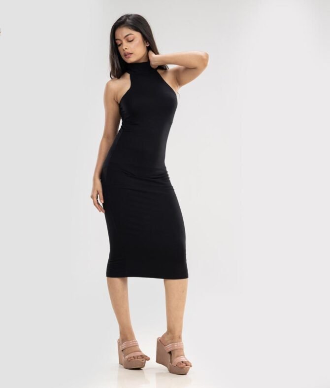 Halter Midi Dress