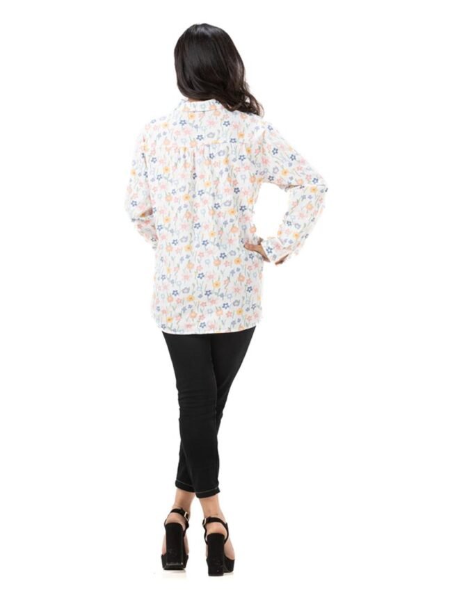 Floral Collared Full Sleeve Shirt