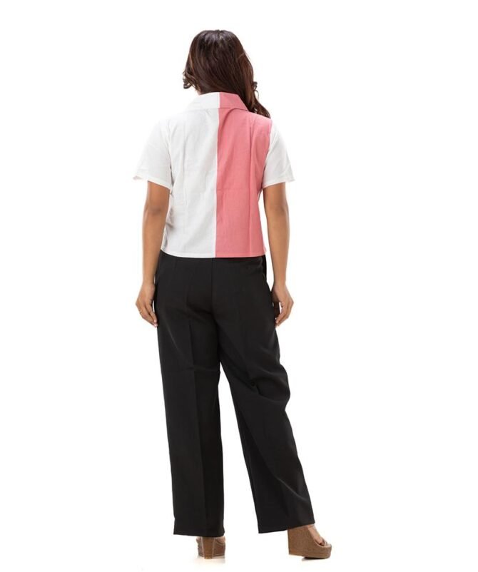 Linen Half & Half Shirt