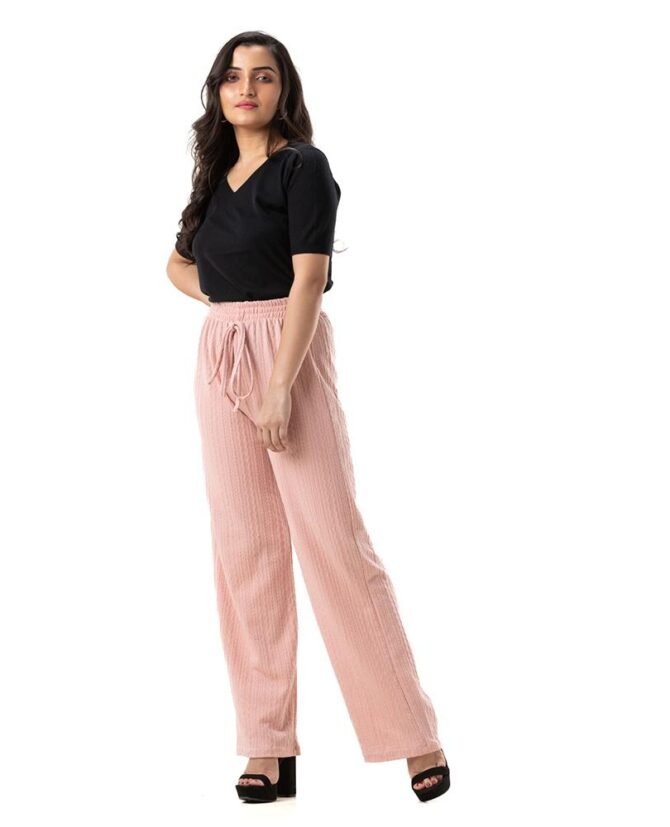 Lounge Pants with Self Design
