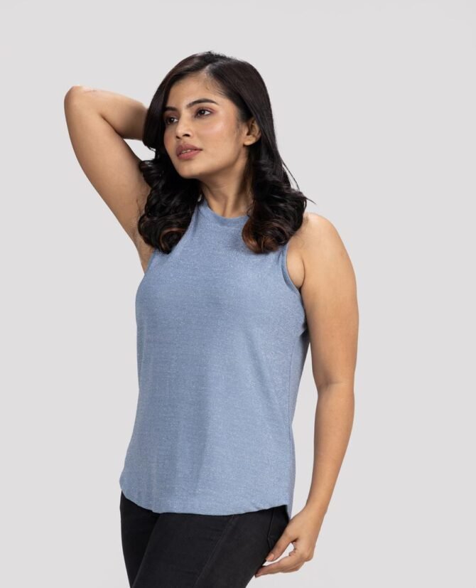 Nicole Shimmer Top