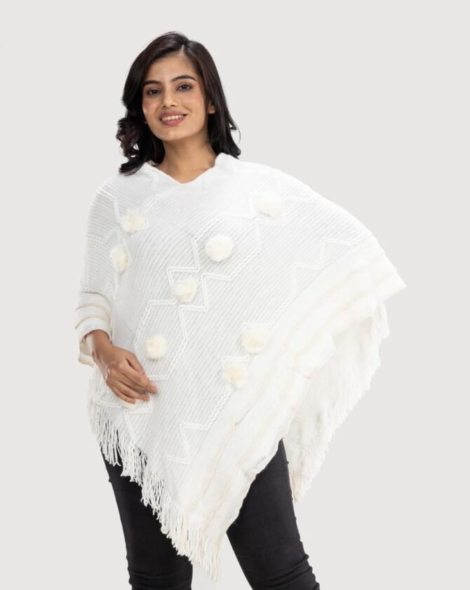Pom Pom Poncho