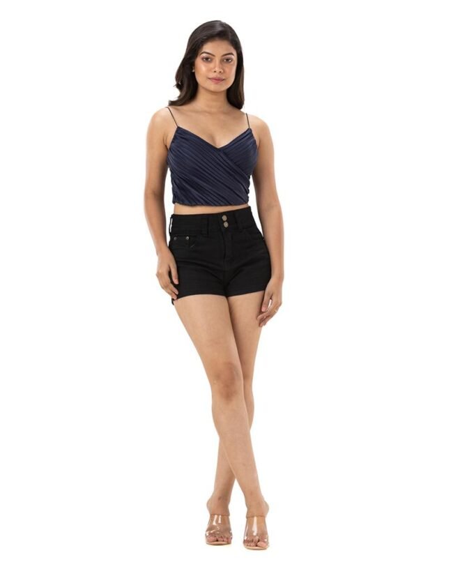 Rosalie Striped Padded Crop Top