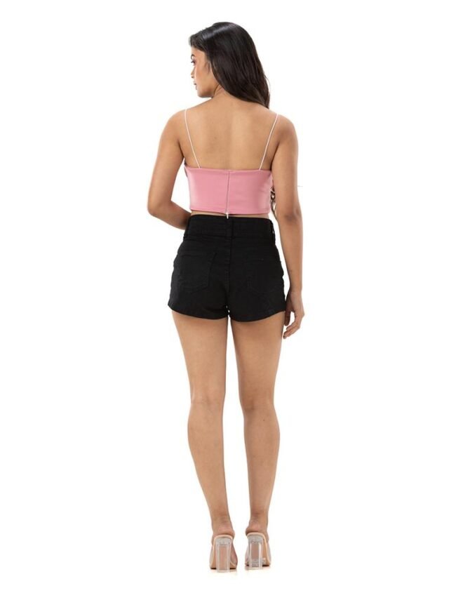 Rosalie Striped Padded Crop Top