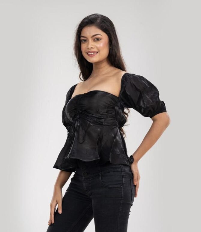 Scarlet Cold Shoulder Top
