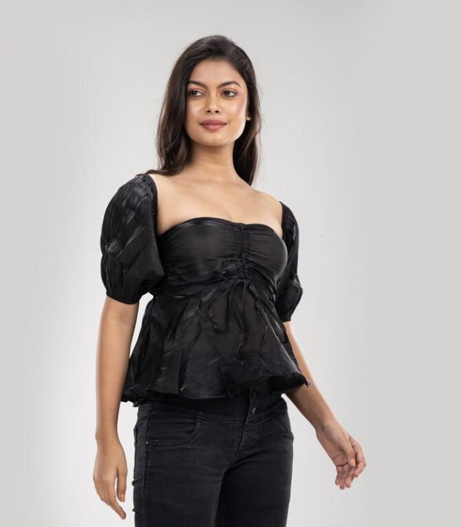 Scarlet Cold Shoulder Top