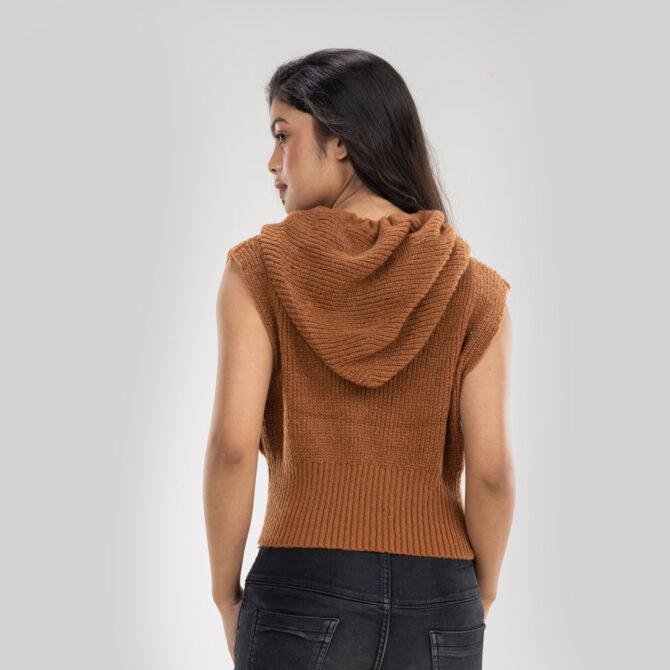 Sleeveless Hoodie Jacket