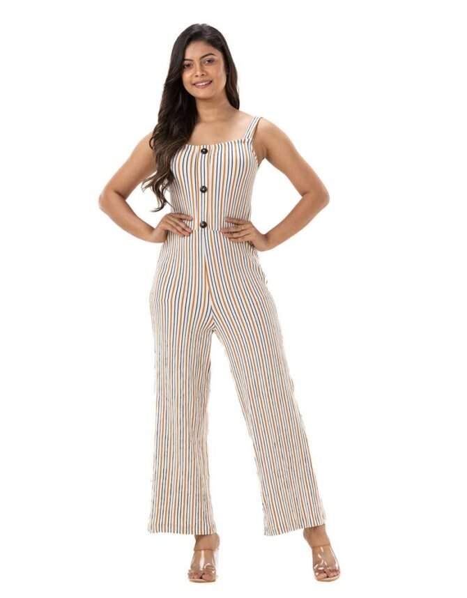 Striped Jumpsuit