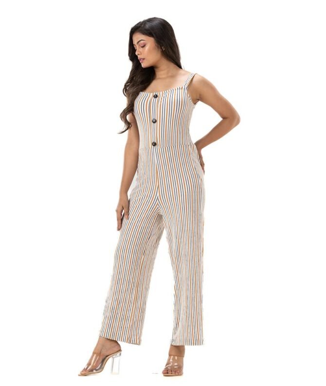 Striped Jumpsuit