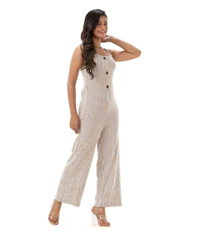 Striped Jumpsuit