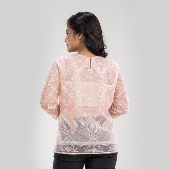 Sylvia Heavy Sequin Embroidered Party Top