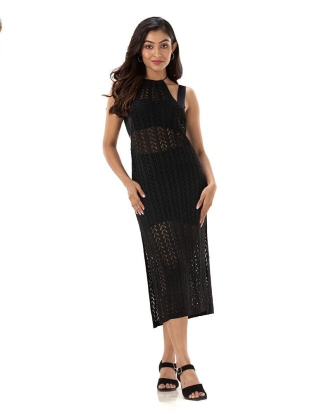 TheKnittedCollection Halter Neck Dress
