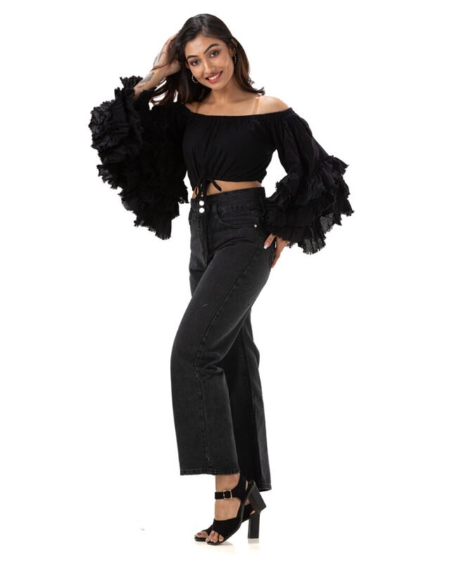 BlackBird Crop Top