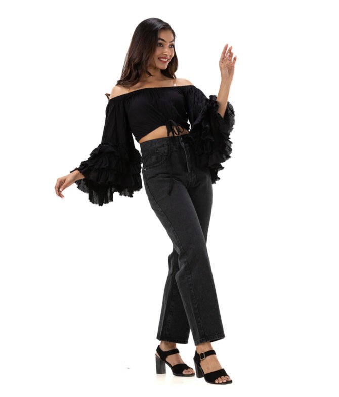 BlackBird Crop Top