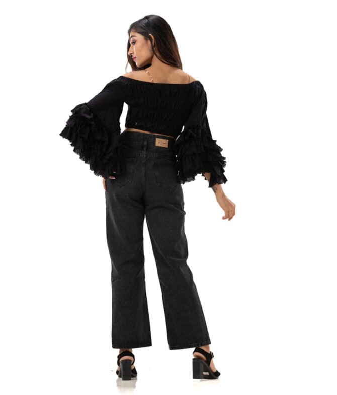BlackBird Crop Top