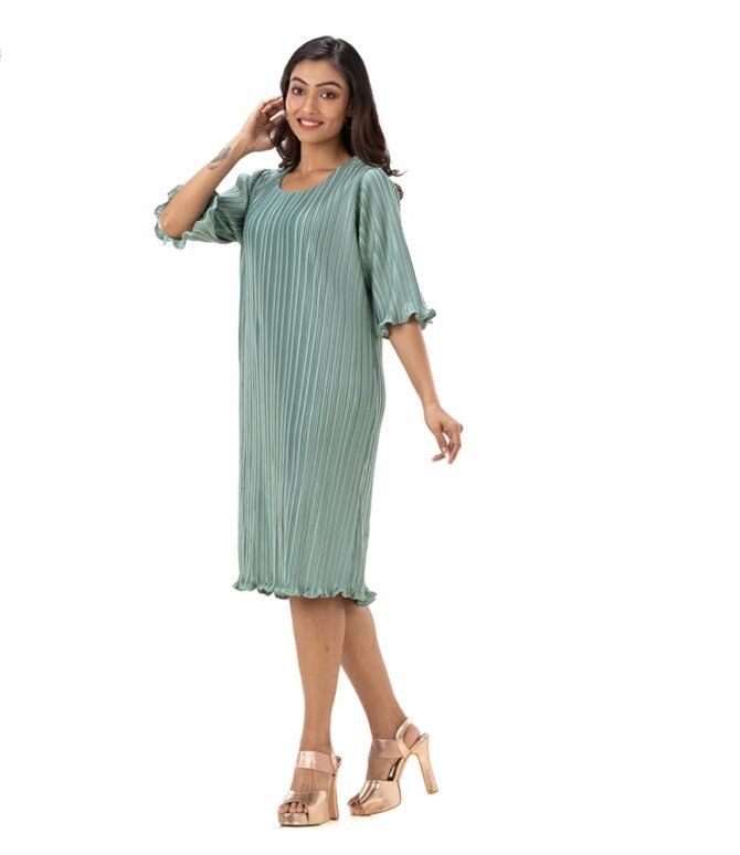 Round Neck Line Pinny Dress