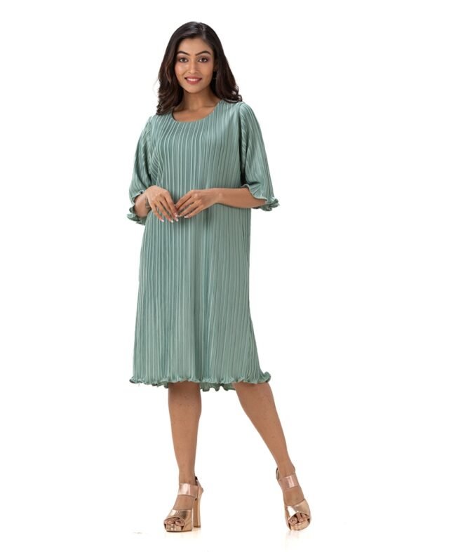 Round Neck Line Pinny Dress