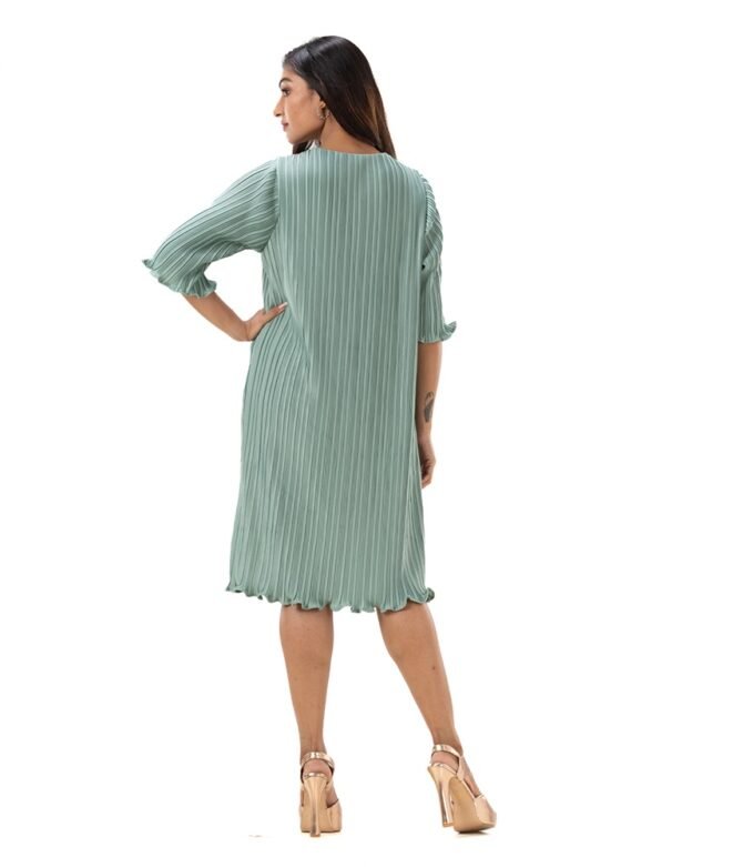 Round Neck Line Pinny Dress