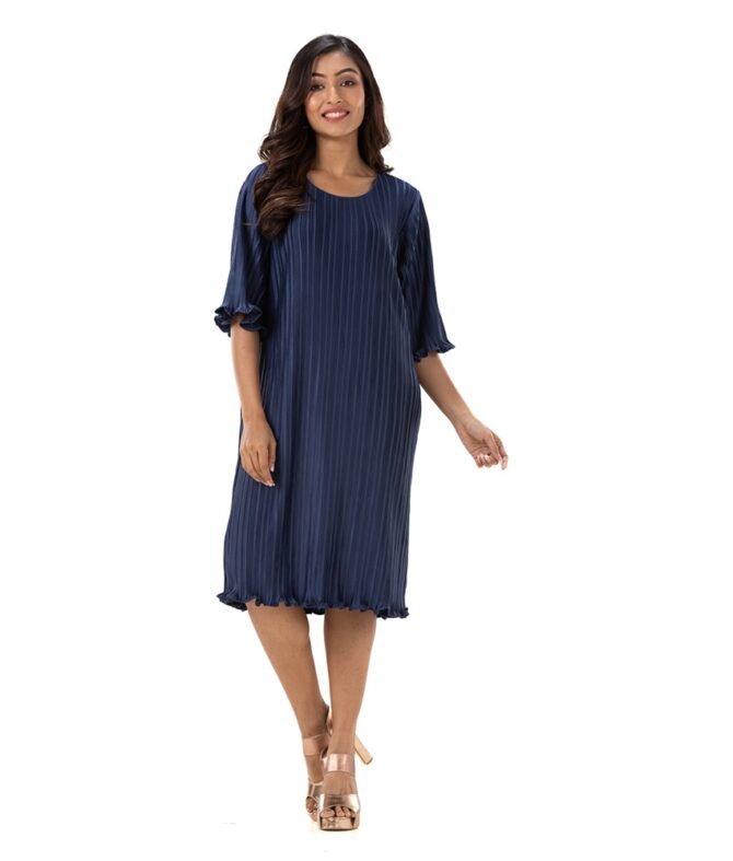 Round Neck Line Pinny Dress