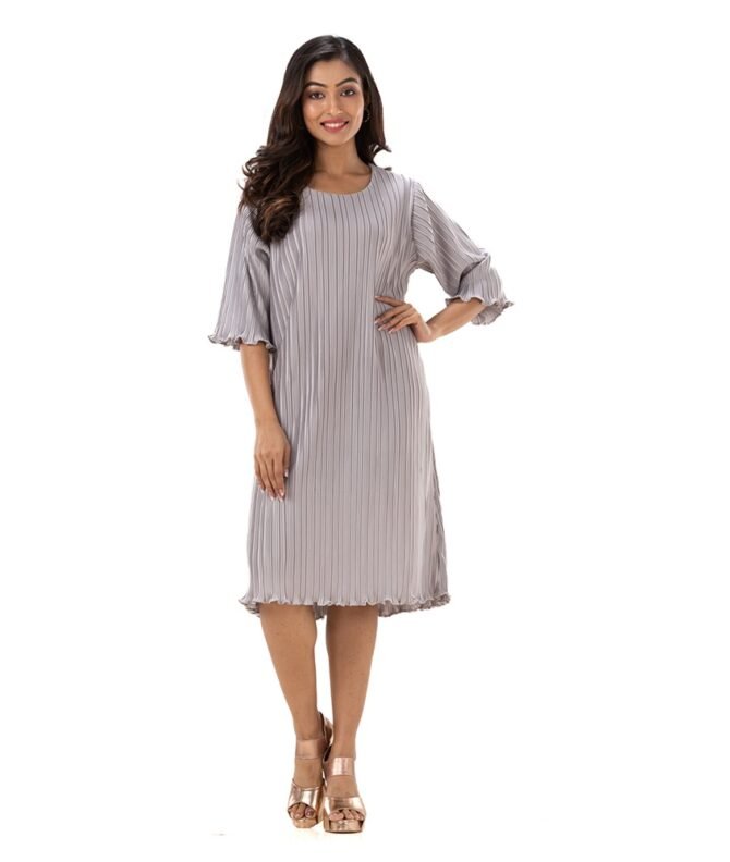 Round Neck Line Pinny Dress