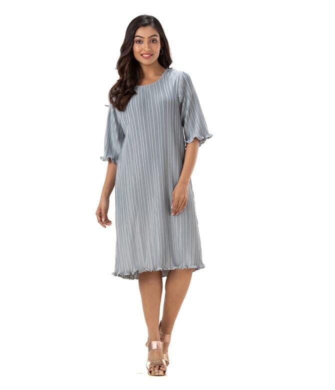 Round Neck Line Pinny Dress